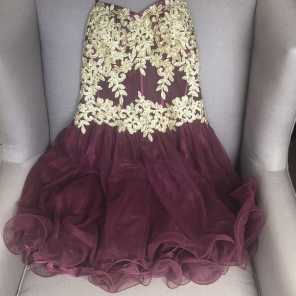 Blondie Nites Strapless Fit & Flare Tulle Dress - Picture 3 of 8